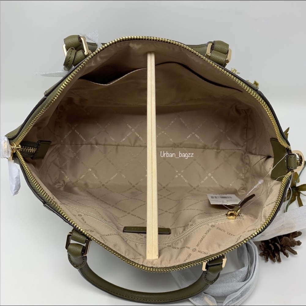 Michael Kors Ciara Large Top Zip Satchel - Picture 5 of 6